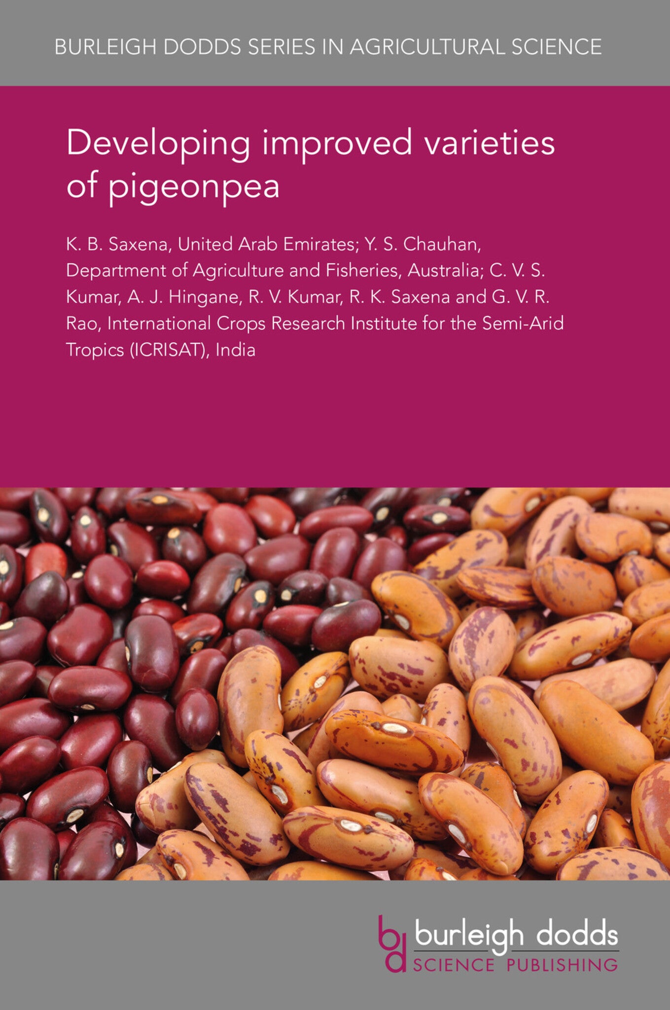 Cover image for Developing improved varieties of pigeonpea ISBN 9781838794200